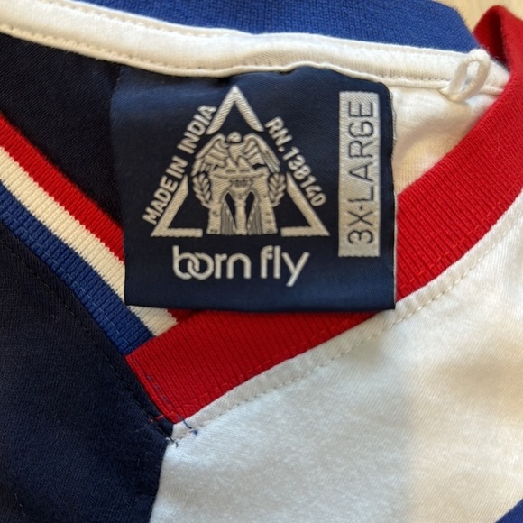 Born Fly Men’s 3XL Colorful 100% Cotton T Shirt - Picture 4 of 5